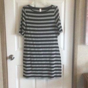 Black And Gray Dress